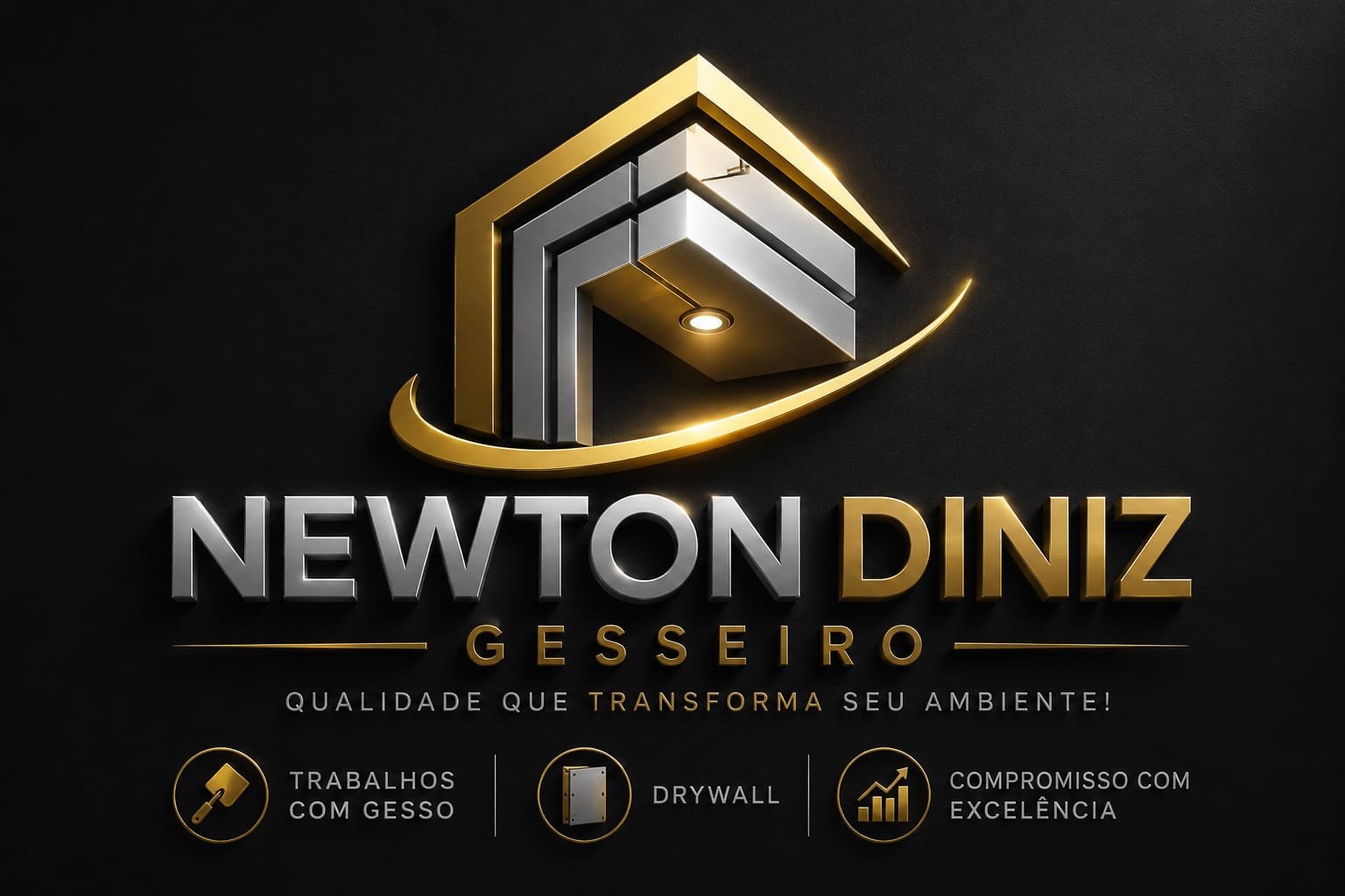Newton Diniz Gesseiro - Logo Oficial 3D